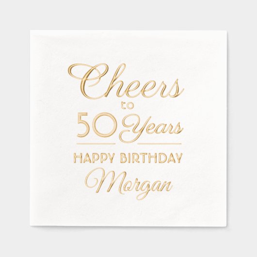 N'IMPORTE QUEL Anniversaire Salue Élégant Script C (Recto)