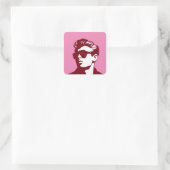 N'Importe Quel Autocollant Carré Cool couleur (Sac)