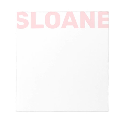 N'importe quel bloc de couleur Nom du bloc-notes p (Devant)