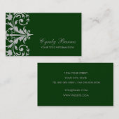 N'importe quel Carte de visite baroque couleur (Devant / Derrière)