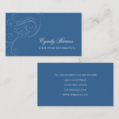 N'importe quel Carte de visite couleur Scrolly (Devant / Derrière)