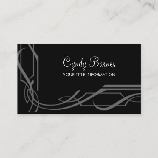 N'importe quel Carte de visite de cadre de coin co (Devant)