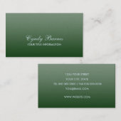 N'importe quel Carte de visite de dégradé de coule (Devant / Derrière)