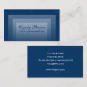 N'importe quel Carte de visite de dégradé de coule (Devant / Derrière)