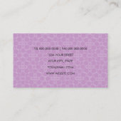 N'importe quel Carte de visite de dentelle couleur (Dos)