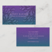 N'Importe Quel Carte de visite de gris Dimensionne (Devant / Derrière)