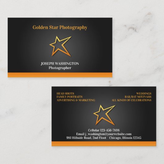 N'importe quel Carte de visite de logo (Devant / Derrière)