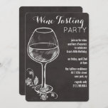 N'IMPORTE QUEL ÉVÉNEMENT - Invitation au verre de<br><div class="desc">Cette invitation au verre de vin d'inspiration craie est idéale pour tout événement autour du vin,  de : anniversaires,  fiançailles,  dégustations de vins,  fête du ménage,  répétition et anniversaires.</div>