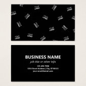 N'importe quel logo ou image téléchargée | Motif d (Devant & derrière)