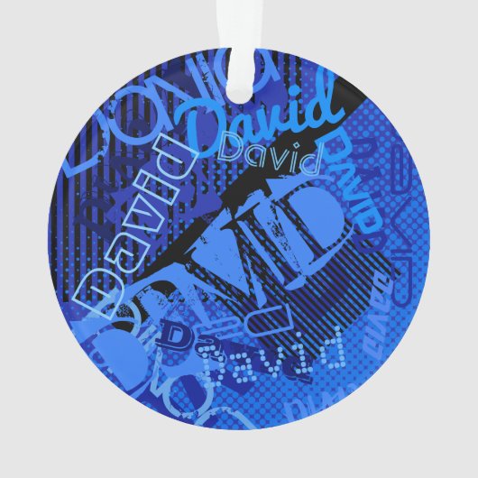 N'importe quel nom Personnalisable Creative Blue (dos)