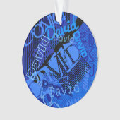 N'importe quel nom Personnalisable Creative Blue (devant)