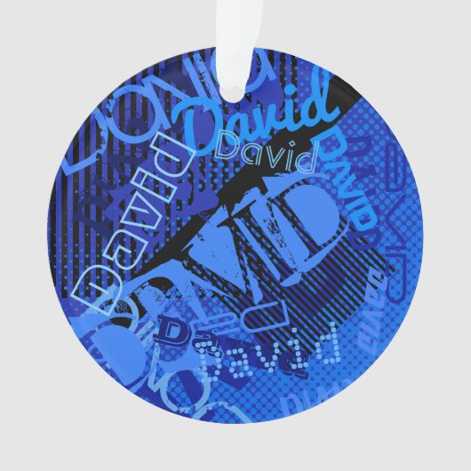 N'importe quel nom Personnalisable Creative Blue (devant)