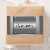 N'Importe Quel Nom Sur Les Étiquettes Métalliques (En situation)