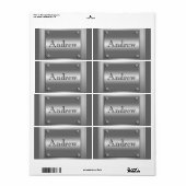 N'Importe Quel Nom Sur Les Étiquettes Métalliques (Feuille entière)