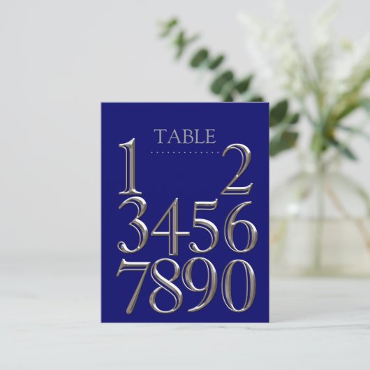 N'Importe Quel Numéro De Table Couleur Bloque L'Ar (Debout devant)