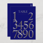 N'Importe Quel Numéro De Table Couleur Bloque L'Ar (Devant / Derrière)