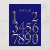 N'Importe Quel Numéro De Table Couleur Bloque L'Ar (Devant)