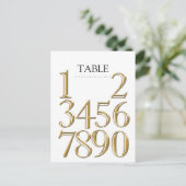 N'Importe Quel Numéro De Table Couleur Bloque L'Or (Debout devant)