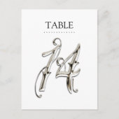 N'Importe Quel Numéro De Table Couleur Fancy Argen (Devant)