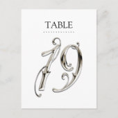N'Importe Quel Numéro De Table Couleur Fancy Argen (Devant)