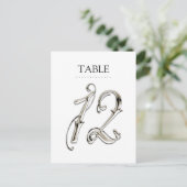 N'Importe Quel Numéro De Table Couleur Fancy Argen (Debout devant)