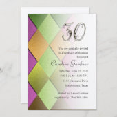 N'Importe Quel Numéro Invitation Anniversaire (Devant / Derrière)