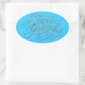 N'importe quel Sticker en argent de Bonnes Fêtes d (Sac)