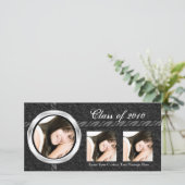 N'importe quelle année~ Faire-part noir chaud (Debout devant)