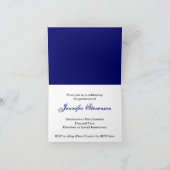 N'Importe Quelle Année~ Jolie Carte Bleue/Blanc Da (Intérieur)