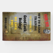 N'IMPORTE QUELLE BRANCHE - Bannière du parti milit (Horizontal)