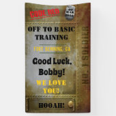 N'IMPORTE QUELLE BRANCHE - Bannière du parti milit (Vertical)