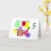 N'importe quelle carte d'anniversaire d'âge (Fleur jaune)