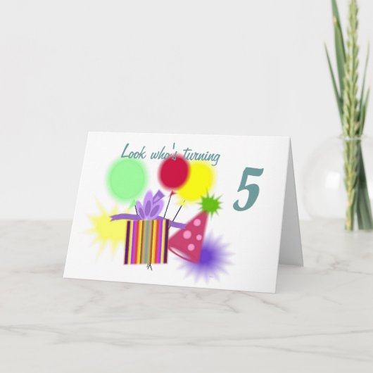 N'importe quelle carte d'anniversaire d'âge (Devant)