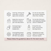 N'importe quelle carte de soins de fin de traiteme (Dos)