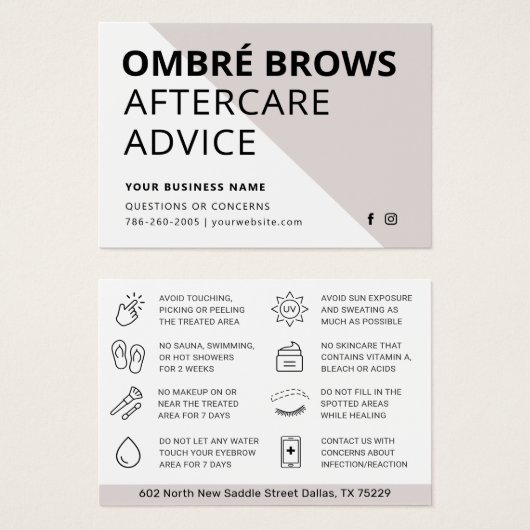 N'Importe Quelle Carte De Soins Postérieurs À L'Om (Devant & derrière)