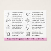 N'Importe Quelle Carte De Soins Postérieurs D'Élim (Dos)