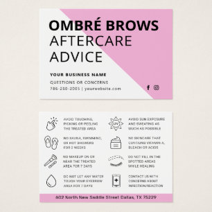 N'Importe Quelle Carte De Soins Postérieurs Pink O