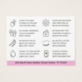 N'Importe Quelle Carte De Soins Postérieurs Pink O (Dos)