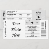 N'IMPORTE QUELLE carte d'embarquement de destinati (Devant / Derrière)