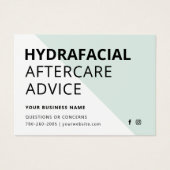 N'importe quelle carte d'instructions de soins pos (Devant)