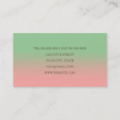 N'importe quelle couleur avec Carte de visite de d (Dos)