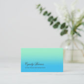 N'importe quelle couleur avec Carte de visite de d (Debout devant)