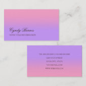 N'importe quelle couleur avec Carte de visite de d (Devant / Derrière)