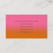 N'importe quelle couleur avec Carte de visite de d (Dos)