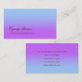 N'importe quelle couleur avec Carte de visite de d (Devant / Derrière)