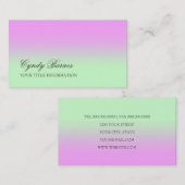 N'importe quelle couleur avec Carte de visite de d (Devant / Derrière)