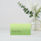 N'importe quelle couleur avec Carte de visite de d (Debout devant)