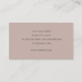 N'importe quelle couleur avec le Carte de visite D (Dos)