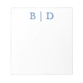 N'Importe Quelle Couleur - Bloc-notes à deux lettr (Devant)