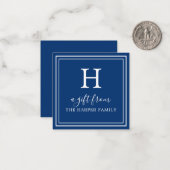 N'Importe Quelle Couleur - Cartes Cadeaux Monogram (Devant/Arrière en situation)